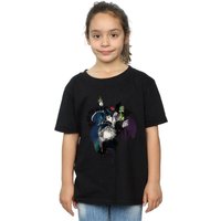 Girl's Villains Sketch Cotton T-Shirt in | Size: 9 Years
