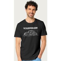 Beetle White Technical Diagram T Shirt