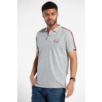 Cotton Contrast Collar Short Sleeve Polo Shirt