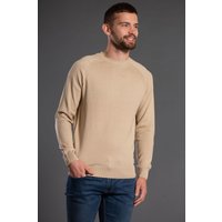 Crew Neck Textured Jumper