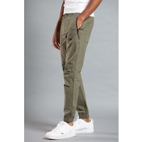 Tokyo Laundry Men's Cotton Cargo Trousers in Khaki | Size: 32R