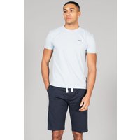 Cotton 2 Piece Short Sleeve Top & Jersey Shorts Pyjama Set