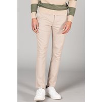 Kensington Eastside Men's Cotton Chino Trousers in Beige | Size: 34R
