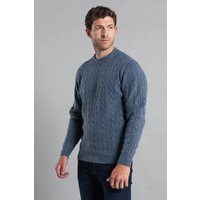 Rope Cable Knit Crew Neck Jumper