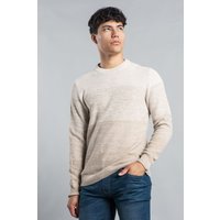 Block Crew Neck Knit Jumper