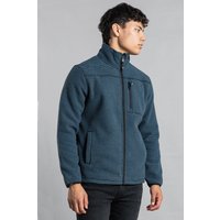 Funnel Neck Full Zip Fleece Sherpa Lining