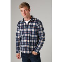 Checked Yarn Dyed Fleece Shirt