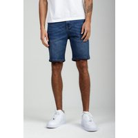 Tokyo Laundry Men's Cotton Blend Regular-Fit Denim Shorts in Indigo | Size: XL