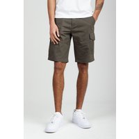 Tokyo Laundry Men's Cotton Cargo Shorts in Khaki | Size: Small