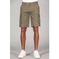 Tokyo Laundry Men's Cotton Cargo-Style Short with Pockets in Olive | Size: Small