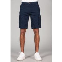 Tokyo Laundry Men's Cotton Cargo-Style Short with Pockets in Navy | Size: Medium