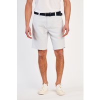 Tokyo Laundry Men's Cotton Oxford Shorts with Belt in Blue | Size: XL