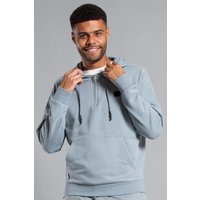 Cotton Blend Hoody Neck Zip Fastening