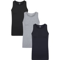 3 Pack Cotton Basic Vests