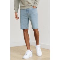Cotton Blend Regular Fit Denim Shorts