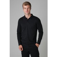 Long Sleeve Cotton Polo Shirt