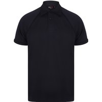 & Piped Performance Sports Polo Shirt Mid