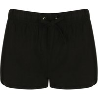 Skinni Fit Women's Retro Training Fitness Sports Shorts in Jet Black | Size: XL