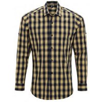 Premier Men's Mulligan Check Long Sleeve Shirt | Size: Medium