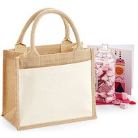 Westford Mill Pocket Jute Gift Bag in Natural
