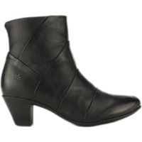 Cipriata Women's Ginerva Folded Vamp Ankle Boots in Black | Size: 5