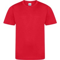 AWDis Cool Smooth T-Shirt in Red | Size: 5-6 Years