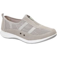 Boulevard Women's Suede Textile Shoes in Grey | Size: 8