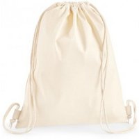 Westford Mill Men's Premium Cotton Gymsac in Natural