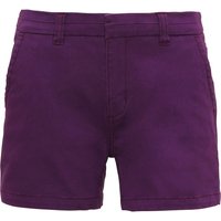 Asquith & Fox Women's Classic Fit Shorts in Purple | Size: Medium