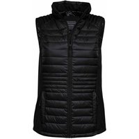 TEE JAYS Women's Crossover Bodywarmer in True Black | Size: Large