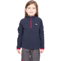 Trespass Girl's Sybil Micro Fleece in Navy | Size: 11-12 Years