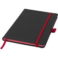 Bullet Colour Edge A5 Notebook in True Black