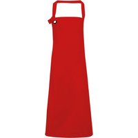 Premier Calibre Heavy Cotton Canvas Bib Apron in Red