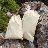 Westford Mill Men's Premium Cotton Stuff Bag in Natural | Size: XL