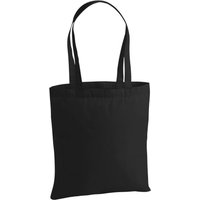 Westford Mill Premium Cotton Tote Bag in Black