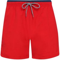 Asquith & Fox Men's Swim Shorts in Red | Size: XL