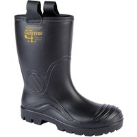 PVC Waterproof Industrial Safety Rigger Boot