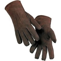 Eastern Counties Leather Women's 3 Point Stitch Detail Sheepskin Gloves in Light Brown | Size: Medium