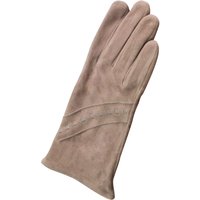 Eastern Counties Leather Women's Sian Suede Gloves in Taupe | Size: Medium