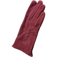 Eastern Counties Leather Women's Sian Suede Gloves in Maroon | Size: XL