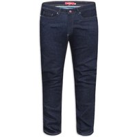 D555 Men's Cedric Stretch Tapered Kingsize Jeans in Indigo | Size: 56S