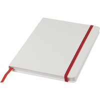 Bullet A5 Spectrum Notebook With Elastic Strap in White