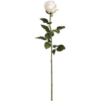 Hill Interiors Artificial Traditional Rose in White