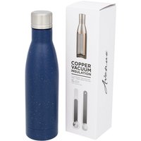 Avenue Vasa Speckled Copper Vacuum Insulated Bottle in Blue