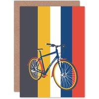 Artery8 Edinburgh Transport Bicycle Greetings Card