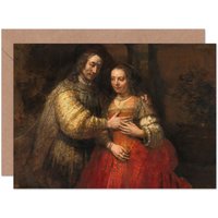 Artery8 Rembrandt Isaac & Rebecca The Jewish Bride Greeting Card