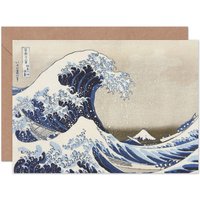 Artery8 Hokusai Great Wave Off-Kanagawa 36 Views Mt Fuji Greeting Card