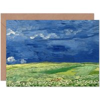 Artery8 Van Gogh Wheatfield Under Thunderclouds Art Card