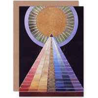 Artery8 Hilma Af Klint Group X No 1 Altarpiece Abstract Fine Art Greetings Card