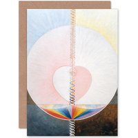 Artery8 Hilma Af Klint Group Ix Uw No 25 The Dove Abstract Fine Art Greetings Card